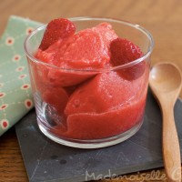 Sorbet à la fraise