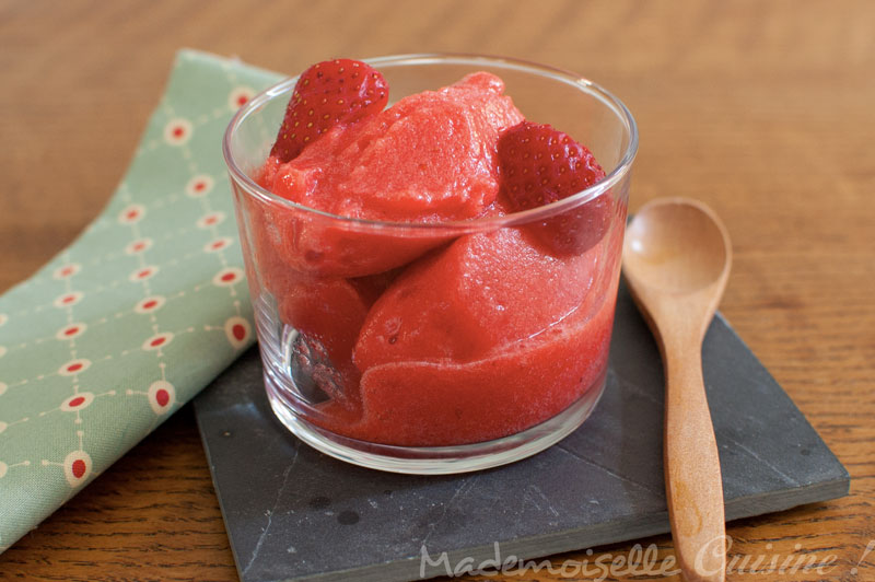 Recette de la Glace à la Fraise —