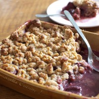 Crumble quetsches figues