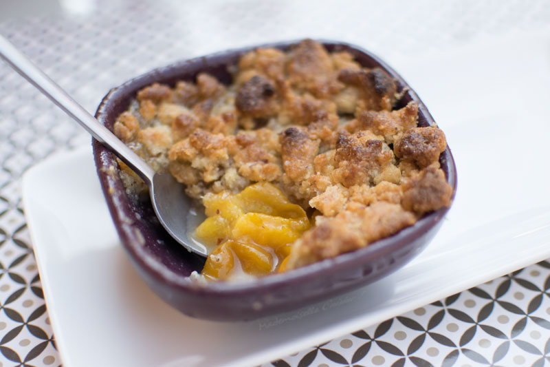 crumble mirabelles de lorraine