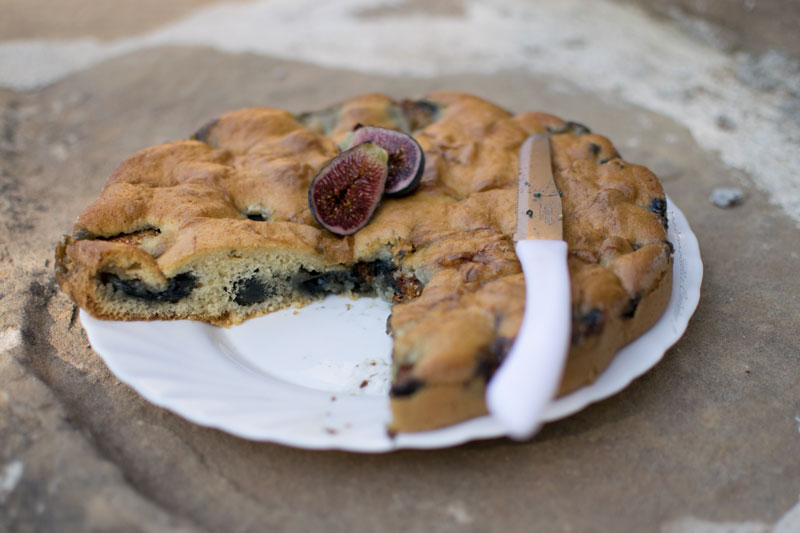 gâteau aux figues fraîches