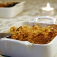 Crumble pommes cannelle