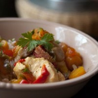 Poulet basquaise au Délicook (à ma façon)