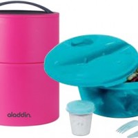 Mes Lunch box : Bento Aladdin et Salade on the Go Tupperware