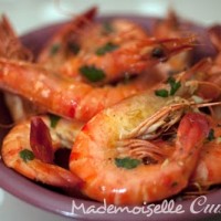 Crevettes à l'ail et à la coriandre (à la portugaise)