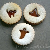 Sablés Linzer pour Halloween