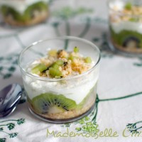 Mousse de Petits Suisses au Kiwi et 100% Mag