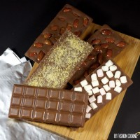 Tablettes de chocolat maison