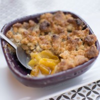 Crumble aux mirabelles