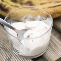 recette de glace à la banane